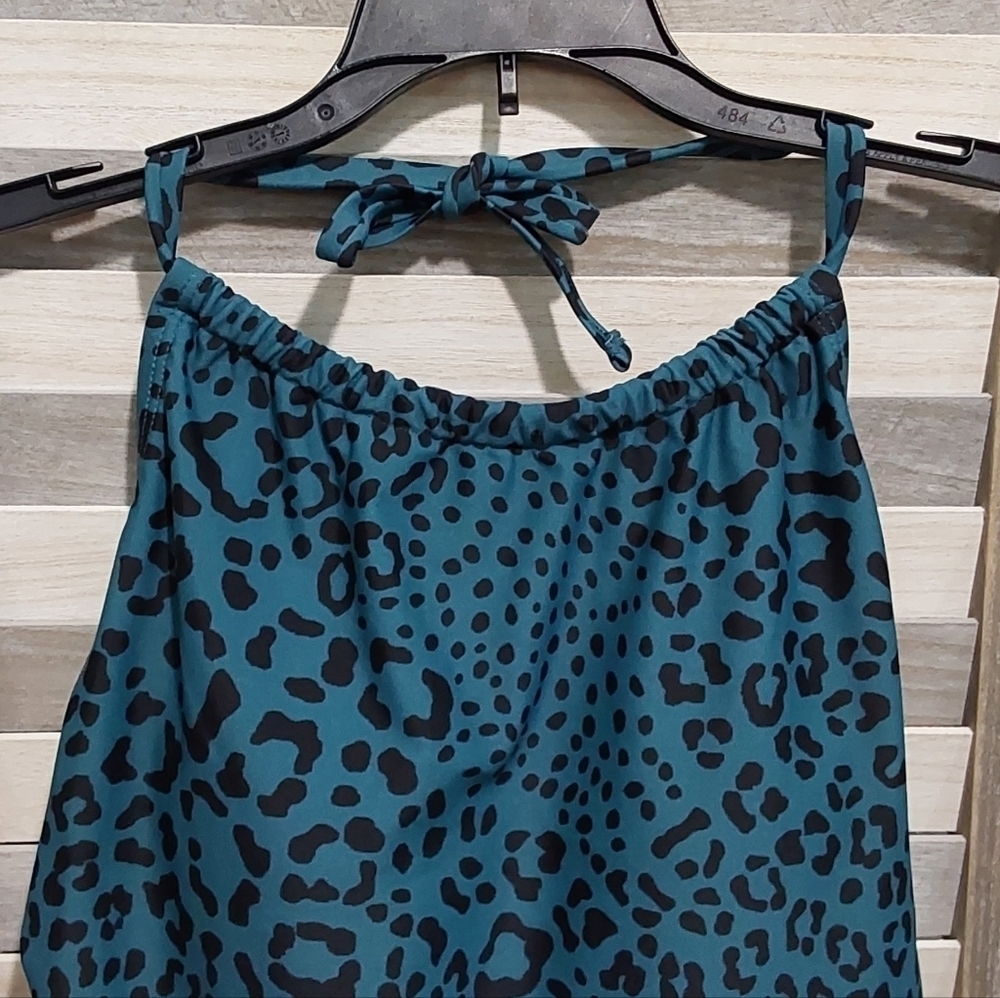 Women's High Neck Open Back Tankini Top | Kona Sol | Medium - Picture 4 of 9